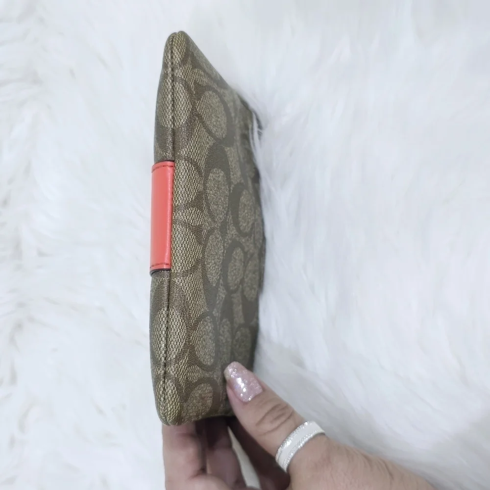 Coach Monogram Wristlet